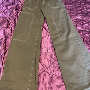 Olive Green Women's Jeans